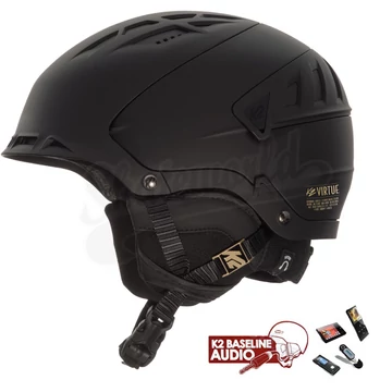 K2 Virtue black női bukósisak