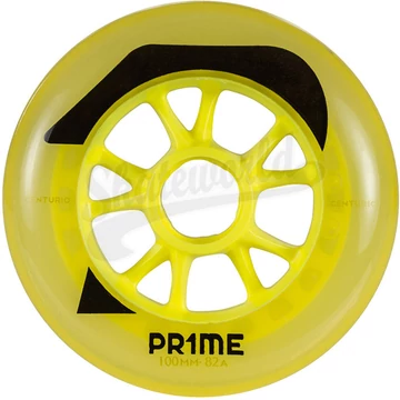 Prime Centurio transparent yellow 100mm/82A görkorcsolya kerék