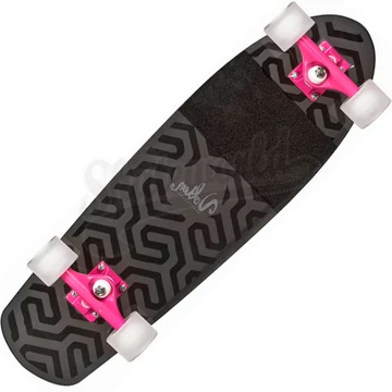 Volten Vinyl Cruiser clear black gördeszka