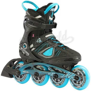 K2 VO2 90 Max W black/blue görkorcsolya - kis hibával