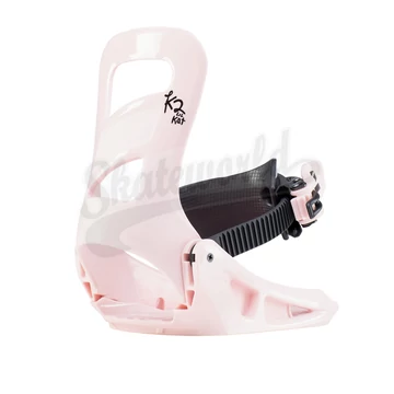 K2 Lil Kat pink snowboard kötés