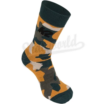 K2 Kid's Army green/orange görkorcsolya zokni