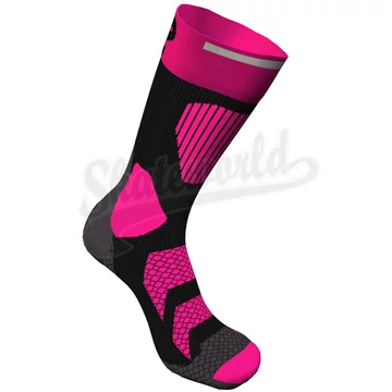 K2 Tech Reflective black/pink neon fuxia görkorcsolya zokni