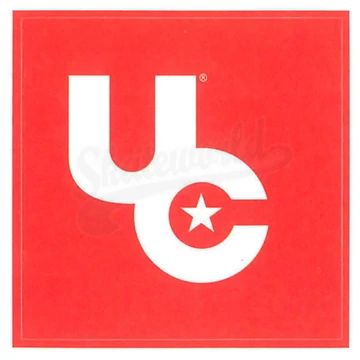 Undercover red logo matrica 4x4cm