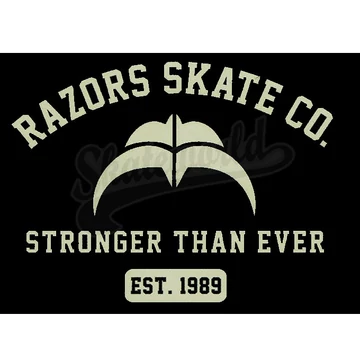 Razors Skate co. logo black/sand