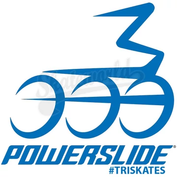Powerslide triskate logo matrica 4x4cm