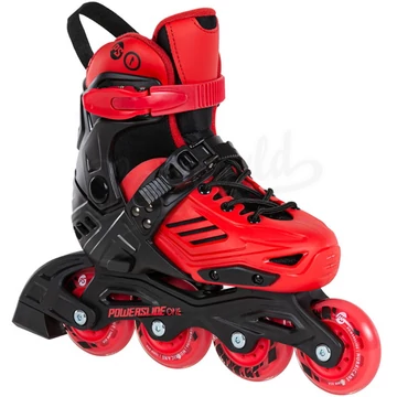 Powerslide KHAAN Junior LTD red/black görkorcsolya