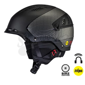 K2 Diversion MIPS gunmetal/black bukósisak