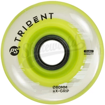 Powerslide Trident Dual Density yellow 80mm/X-Grip görkorcsolya kerék