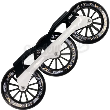 Ground Control Triskate V3 125mm/85A/ABEC-9 black/silver freeskate sín szett