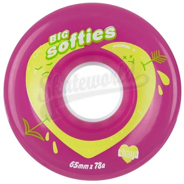 Chaya Big Softie's Clear Pink 65mmx37mm/78A kétsoros görkorcsolya kerék