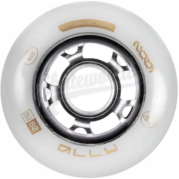 IQON Ally White 80mm/88A Alumínium magos görkorcsolya kerék