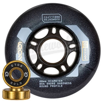 IQON Access Combo Dark Grey 80mm/85A görkorcsolya kerék