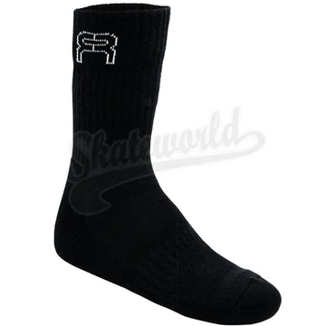 FR Sports Socks Black görkorcsolya zokni