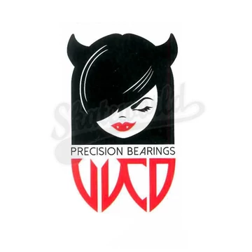 Wicked logo original matrica 5.5x8.5cm