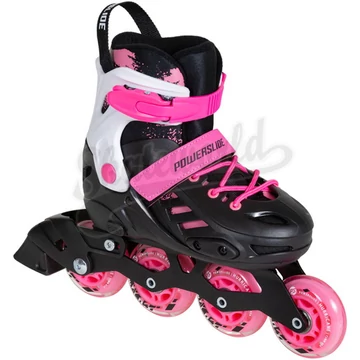 Powerslide KHAAN Jr. SQD black/pink görkorcsolya