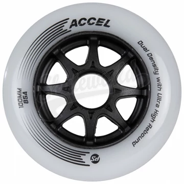 Powerslide Accel Race Dual Density 100mm/85A görkorcsolya kerék - 8db