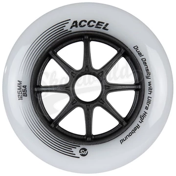 Powerslide Accel Race Dual Density 125mm/85A görkorcsolya kerék - 6db