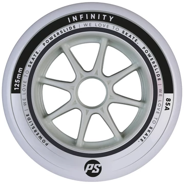 Powerslide Infinity 125mm/85A görkorcsolya kerék szett - 6db