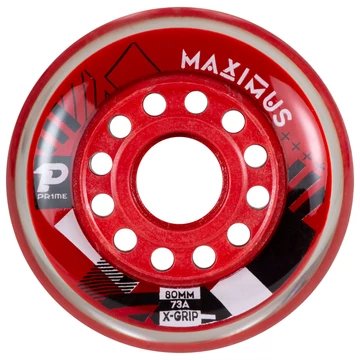 Prime Maximus CPP Made in USA clear red 80mm/73A görkorcsolya kerék
