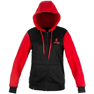 Chaya Logo Zip Hoodie black/red pulóver