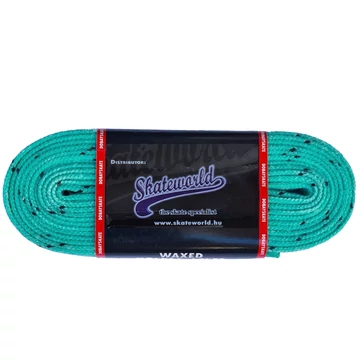 Skateworld korcsolya fűző turquoise waxos