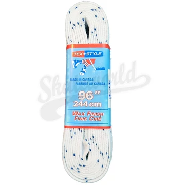 Text Style Pro - Made in Canada korcsolya fűző white waxos