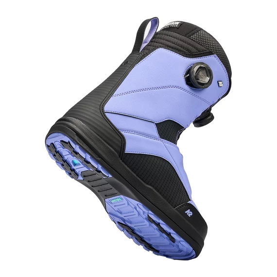 K2 Kinsley black/liliac női snowboard cipő