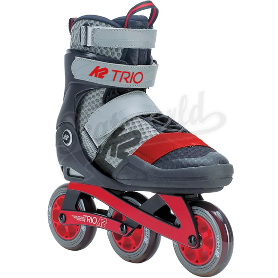 K2 Trio 100 black/red görkorcsolya
