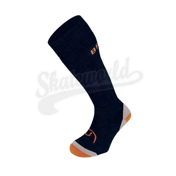 BRBL Vancouver navy/orange junior merino gyapjús gyerek sízokni - 23-26