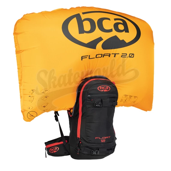 BCA Float 12 black/red lavina hátizsák - 12L