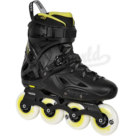 Powerslide Imperial 80 black/yellow freeskate görkorcsolya