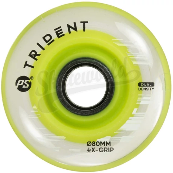 Powerslide Trident Dual Density yellow 80mm/X-Grip görkorcsolya kerék