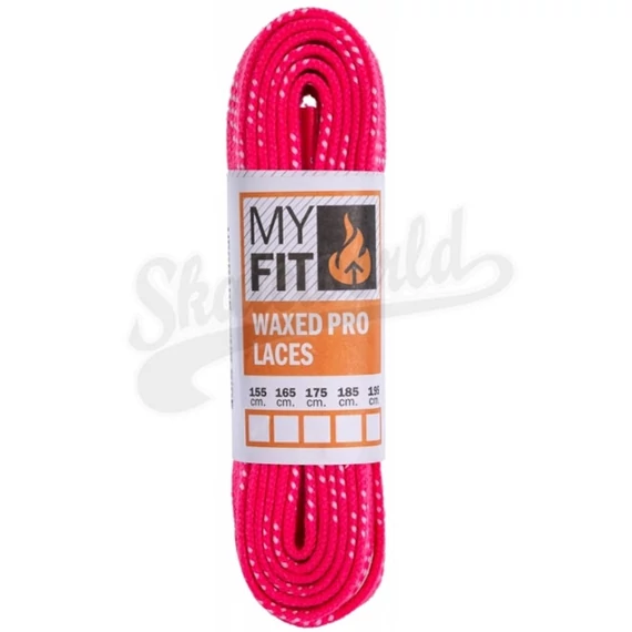 My Fit Waxed Laces Pro Pink korcsolya fűző