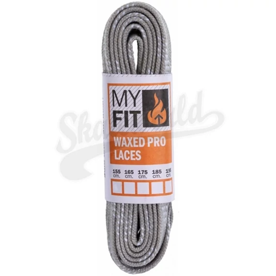 My Fit Waxed Laces Pro Grey korcsolya fűző