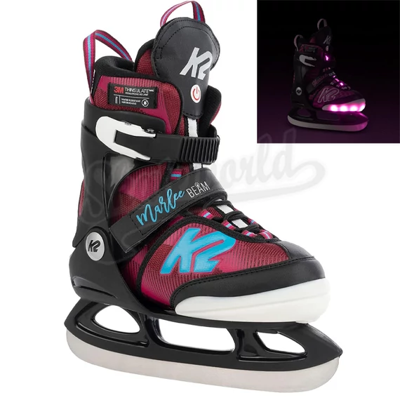K2 Marlee Beam Ice LED-es gyerek állítható jégkorcsolya