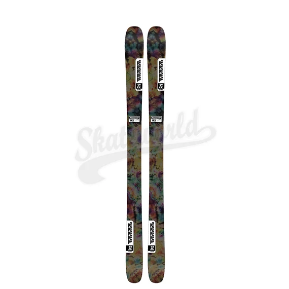 K2 Reckoner 92 multi color twintip freeride síléc kötéssel