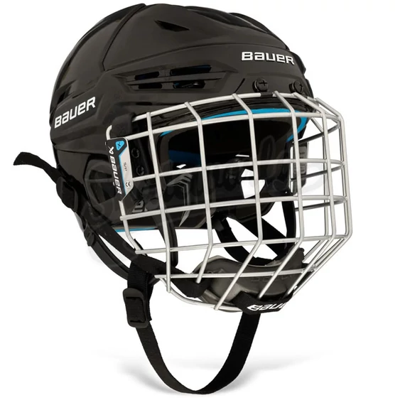 Bauer RE-AKT 55 fekete rácsos hoki sisak