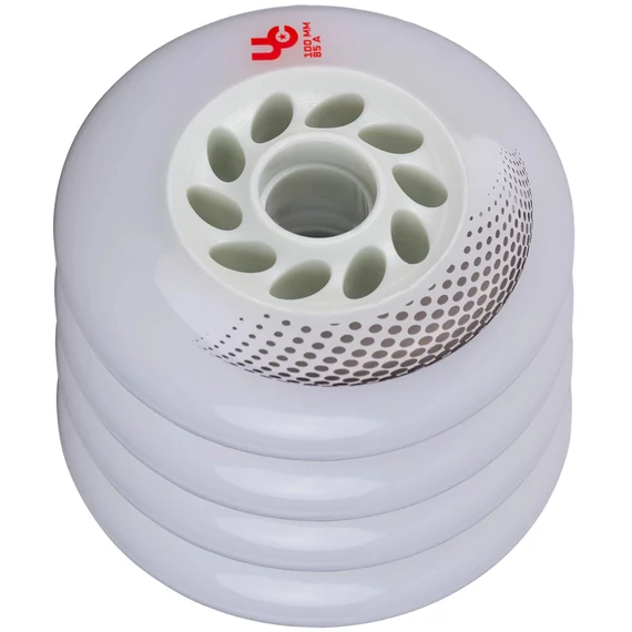 Undercover Vortex 100mm/85A white görkorcsolya kerék 4-pack