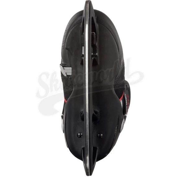 K2 Rink Raven Boa® black/red gyerek állítható jégkorcsolya alulról