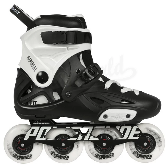 Powerslide Imperial 80 black/white görkorcsolya oldalról