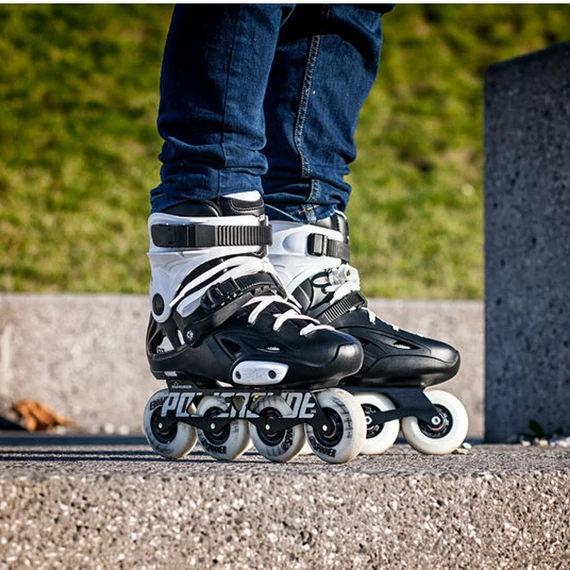 Powerslide Imperial 80 black/white görkorcsolya
