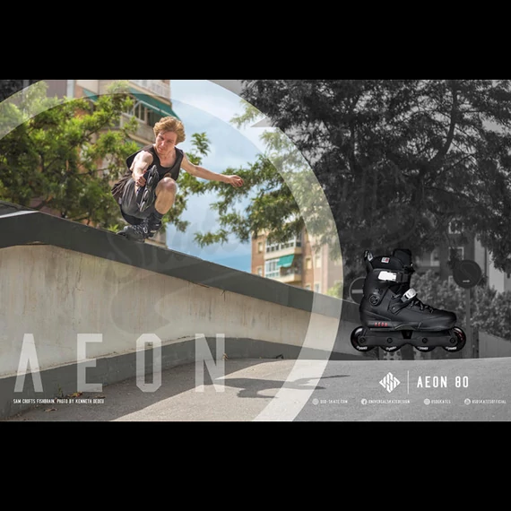 USD AEON 80 Team grey agresszív görkorcsolya promo