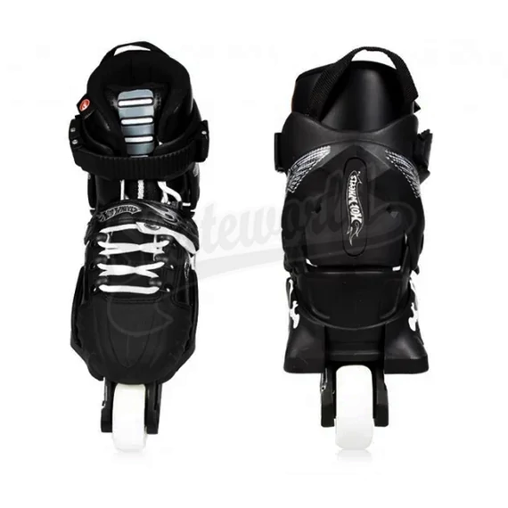 Hot Wheels Kid's Skull black agresszív görkorcsolya szemből és hátulról