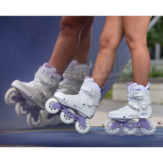 Powerslide NEXT 100 Grey Trinity görkorcsolya promo