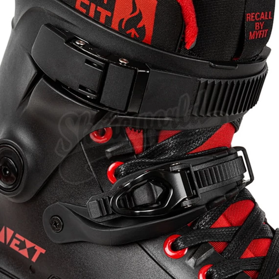 Powerslide NEXT Black/Red 110 Trinity görkorcsolya csatolása