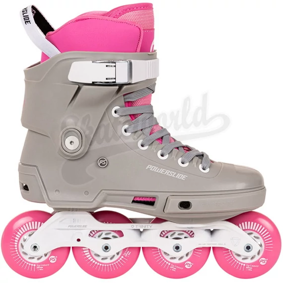 Powerslide NEXT SL Pink 80 Trinity görkorcsolya oldalról