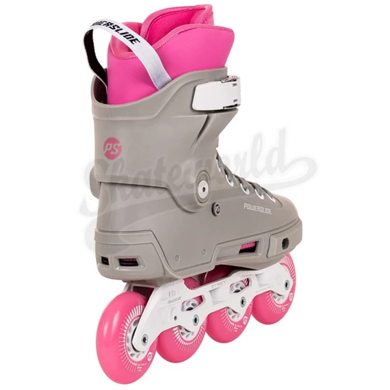 Powerslide NEXT SL Pink 80 Trinity görkorcsolya hátulról