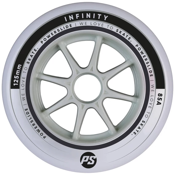 Powerslide Infinity 125mm/85A görkorcsolya kerék szett