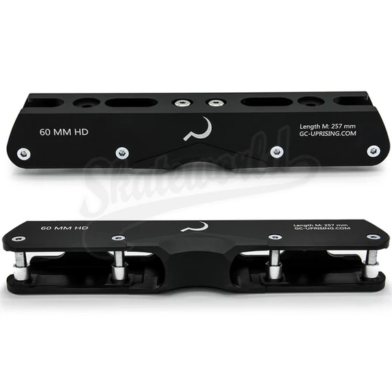Ground Control HD 60mm black Alu agresszív görkorcsolya sín alumínium h-blokkal